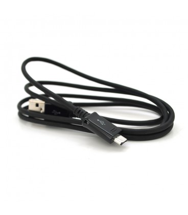 Кабель USB 2.0 (AM/Miсro 5 pin) 1,0 м, чорний, ОЕМ, Q250