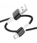 Кабель Borofone BX84, USB-Micro, 2.4A, довжина 1м, Black, BOX