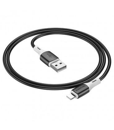 Кабель Borofone BX79, Lighting-USB, 2.4A, довжина 1м, Black, BOX