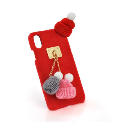 Накладка Пушистая Шапки iPhone 6/6s