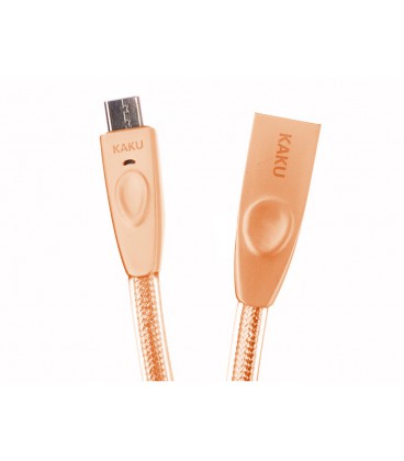 Кабель iKAKU Speeded series for mirco, Gold, довжина 1м, 2.4A, BOX