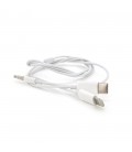 Кабель-перехідник JH-CM32 Jack 3.5mm(M)  Lighting(M)+Type-C(M), 1м, White, Box