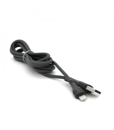 Кабель EMY MY-742, Lighting, 2.4A, Black, длина 1м, BOX