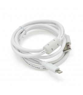 Кабель HIGH SPEED USB c ФІЛЬТРОМ для Iphone 5/6 - Ipad 4 білий 1.5M BOX