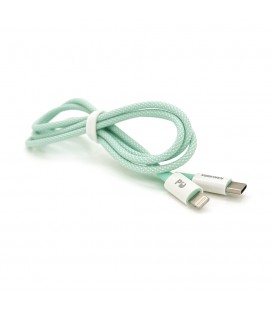 Кабель iKAKU KSC-723 GAOFEI PD20W smart fast charging cable (Type-C to Lightning), Green, длина 1м, BOX