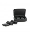 Петличний бездротовий мікрофон K83 (2шт)+ кейс, роз'єм Lighting, вбудований акумулятор 80 mAh, Black, Box