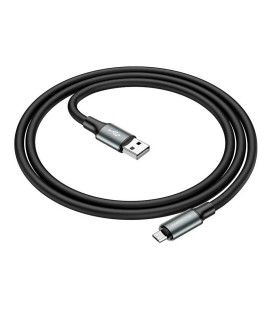 Кабель Borofone BX82, USB-Micro, 2.4A, довжина 1м, Black, BOX