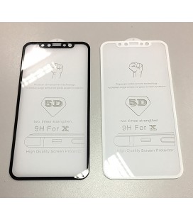 Стекло защитное 5D iPhone X white