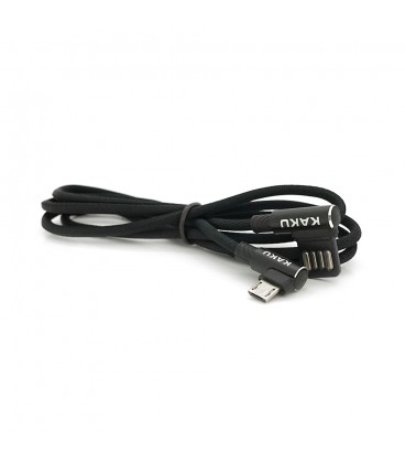 Кабель iKAKU KSC-028 JINDIAN charging data cable for micro, Black, довжина 1м, 2.4A, BOX