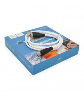 Кабель Hoco X21, Type-C-USB, 2.4A, White, длина 1м, BOX