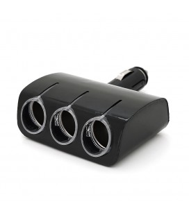 АЗУ розгалужувач Olesson 1520, 12V-3*12V, Black, Blister