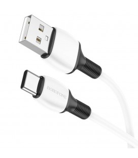 Кабель Borofone BX84, Type-C-USB, 3A, длина 1м, White, BOX