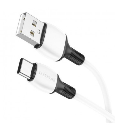 Кабель Borofone BX84, Type-C-USB, 3A, довжина 1м, White, BOX
