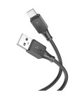 Кабель Hoco X101 Silicone, Type-C-USB, 3А, довжина 1м, Black, BOX