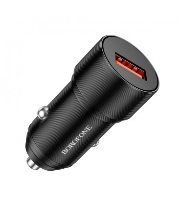 АЗУ BOROFONE BZ19A 1хUSB, 2.4A, QC3.0, Black, Box