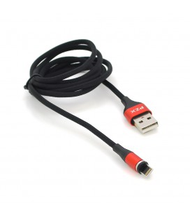 Кабель магнитный PZX V133, Lighting, Output, 3.1A, Black, длина 1м, BOX