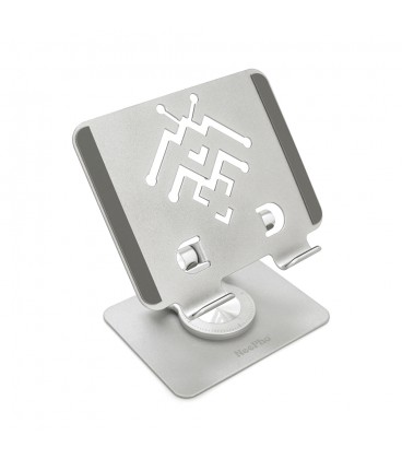 Настільна підставка для планшета NeePho NP-T2, кут нахилу до 90 °, поворот 360 °, корпус метал, 150х125мм, 0,55 кг, Silver, Box