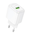 СЗУ 110-240V HOCO CS52A 1xUSB, 18W, White, Blister