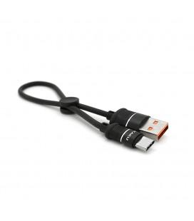 Кабель iKAKU KSC-351 XUNDIAN series for TYPE-C, Black, довжина 0,25м, 5А, BOX