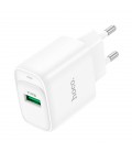 СЗУ 110-240V HOCO C140A 1xUSB, 18W, White, Blister