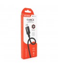 Кабель iKAKU KSC-698 XIANGSU Smart fast charging data cable for iphone, Black, довжина 2м, BOX