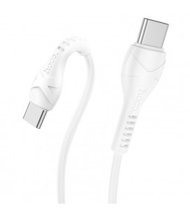 Кабель Hoco X37, Type-C-Type-C, 60W, White, длина 0.5м, BOX