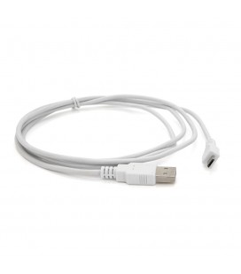 Кабель USB 2.0 (AM/Miсro 5 pin) 1,5м, белый, Пакет Q250