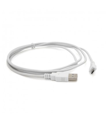 Кабель USB 2.0 (AM / Місго 5 pin) 1,5м, білий, Пакет Q250