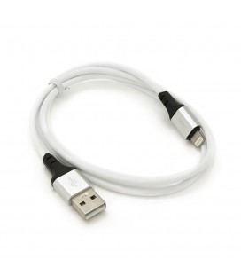 Кабель Hoco X86, Lightning-USB, 2.4A, длина 1м, White, BOX