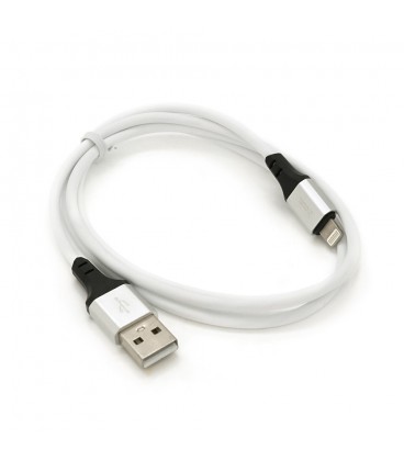 Кабель Hoco X86, Lightning-USB, 2.4A, довжина 1м, White, BOX