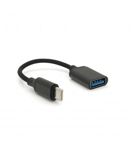 Переходник KIN KY-242 USB2.0(AF) OTG - Type-C(M), 0.15m, Black, Box