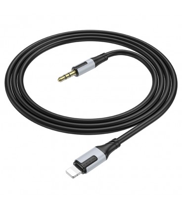 Кабель Borofone BL19 DC3.5 (тато)  Lighting (тато), круглий, 1м, Black, Box