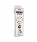 Кабель iKAKU KSC-060 SUCHANG charging data cable series for iphone, White, довжина 1м, 2,4А, BOX