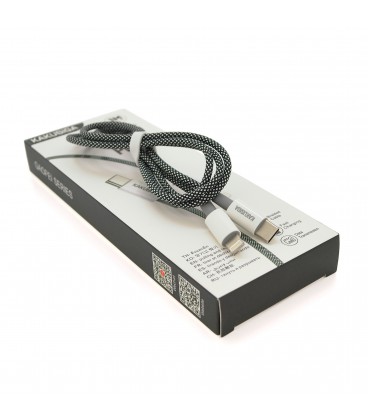 Кабель iKAKU KSC-723 GAOFEI PD20W smart fast charging cable (Type-C to Lightning), Black, довжина 1м, BOX