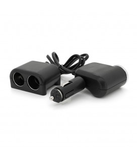 АЗУ розгалужувач Olesson 1526, 12V-3*12V+USB, Black, Blister