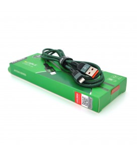 Кабель iKAKU KSC-458 JINTENG aluminum alloy fast charging data cable for iphone, Green, длина 1.2м, BOX