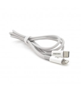 Кабель iKAKU KSC-723 GAOFEI PD20W smart fast charging cable (Type-C to Lightning), Silver, длина 1м, BOX
