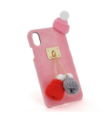 Накладка Пушистая Шапки iPhone 6/6s