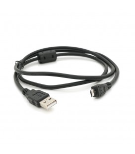Кабель USB 2.0 (AM / Місго 5 pin) 1,0м, 1 ферит чорний, ОЕМ, Q500