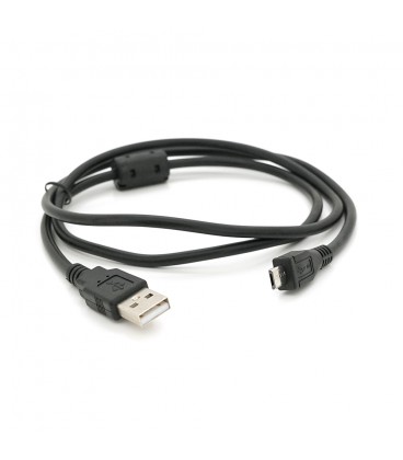 Кабель USB 2.0 (AM / Місго 5 pin) 1,0м, 1 ферит чорний, ОЕМ, Q500