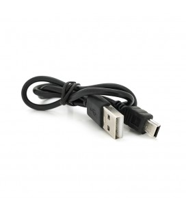 Кабель USB 2.0 (AM/Mini 5 pin) 0.4м, черный