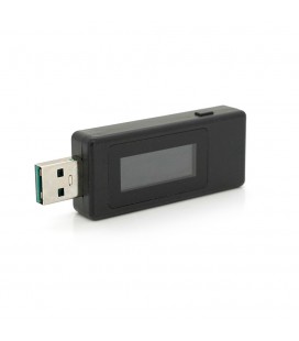 USB тестер Keweisi KWS-V30 напряжения (3-8V) и тока (0-3A), Black