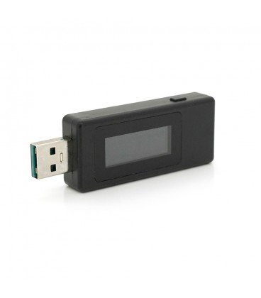 USB тестер Keweisi KWS-V30 напруги (3-8V) і тока (0-3A), Black