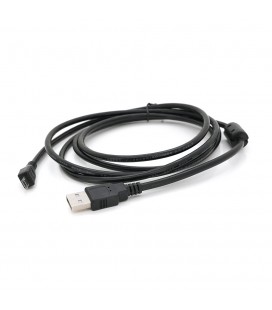 Кабель USB 2.0 (AM/Miсro 5 pin) 1,8 м, чорний, Пакет Q250