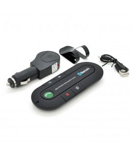 Bluetooth гарнітура для автомобіля LV-B08 Bluetooth 4.1, АЗУ, кабель micro-USB, утримувач, Box