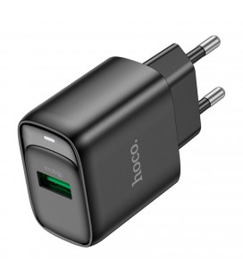СЗУ 110-240V HOCO C140A 1xUSB, 18W, Black, Blister