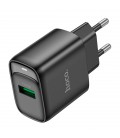 СЗУ 110-240V HOCO C140A 1xUSB, 18W, Black, Blister