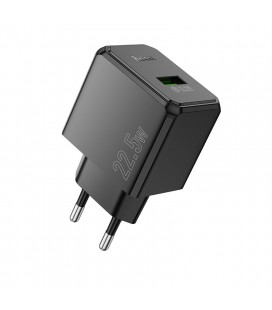 СЗУ 110-240V HOCO CS17A 1xUSB, 22.5W, Black, Blister