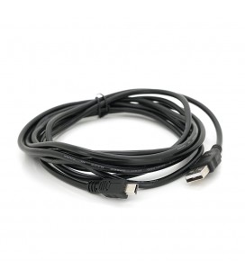 Кабель USB 2.0 (AM/Mini 5 pin) 3,0 м, чорний