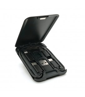 Кабель KSC-325 KUHE 3 in 1 Micro / Iphone / Type-C, 3A, длина 1м, Black, BOX